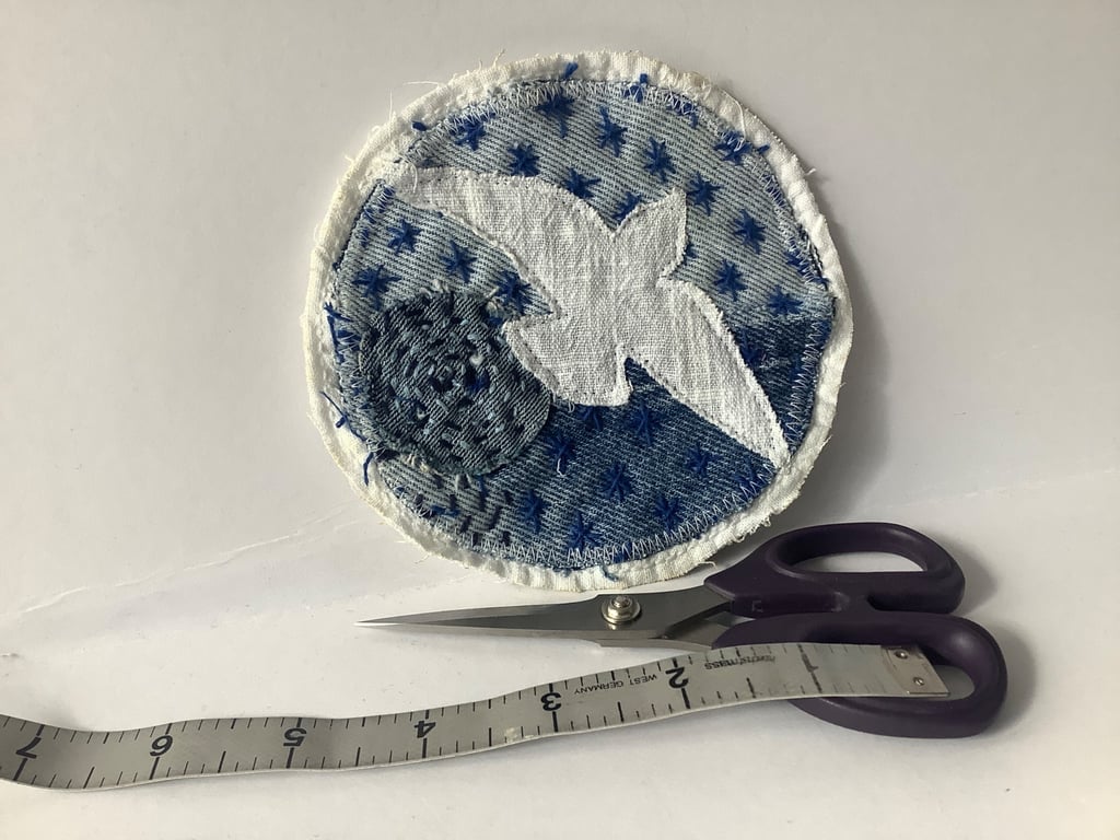 Dove of peace patch. 
