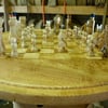 CHESS TABLE WITH CHESS SET