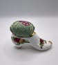 Pair of Vintage Upcycled 'Old Country Roses' Decorative Shoe Pin Cushions - Image 10
