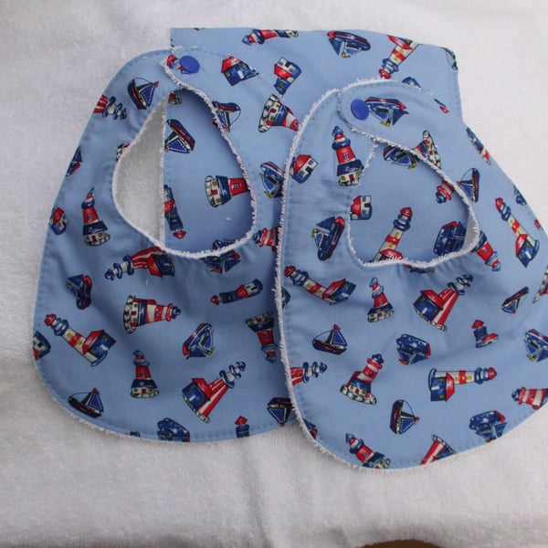 Baby Boy Bibs and Burp cloth Gift Set