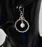 Handmade Jadeite and Sterling Silver Earrings - Image 2