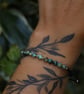 Adjustable bracelet with African Turquoise Boho  - Image 1