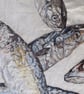 A Mackerel Muddle Textile Artwork - Image 4