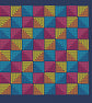 155 Cross Stitch Pattern 3Dgeometrical abstract lattice squares Optical illusion - Image 2