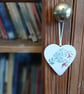 Fuchsia Heart Wooden Decoration - Image 7