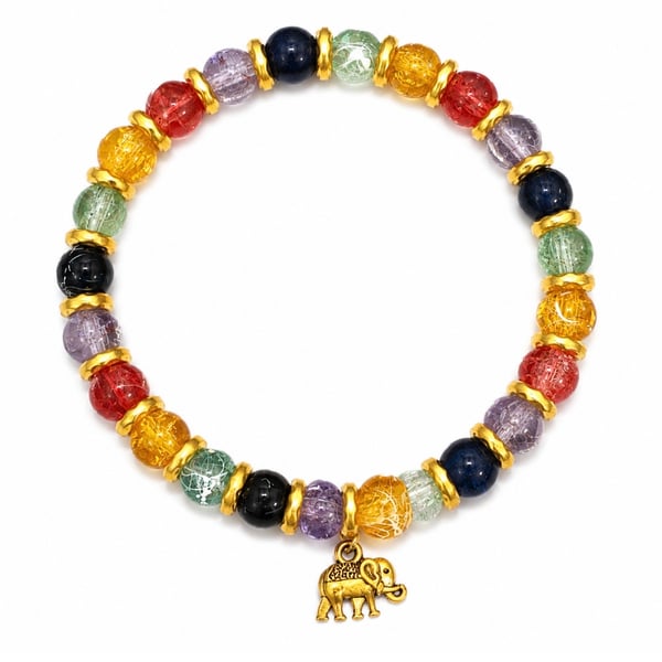 Elephant beaded bracelet 