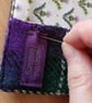 A6 'Harris Tweed®' Notebook Cover - Purple,Green Tartan & Liberty London Print - Image 9