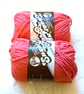 2 balls x 70.9g Lily Sugar 'n Cream The Original Yarn - Tangerine 100%Cotton