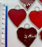 Stained glass small heart, RED - Image 2