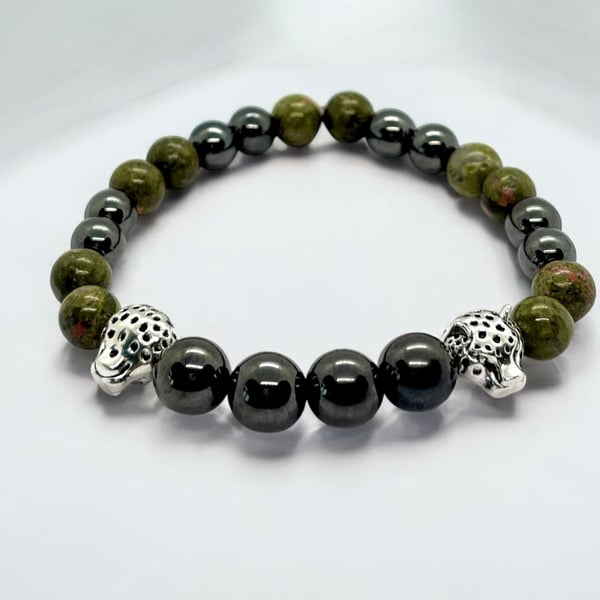 Mens Gemstone Bracelet