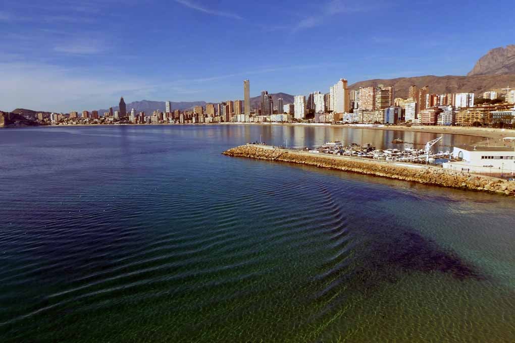 Benidorm Poniente Beach Costa Blanca Spain Photograph Print