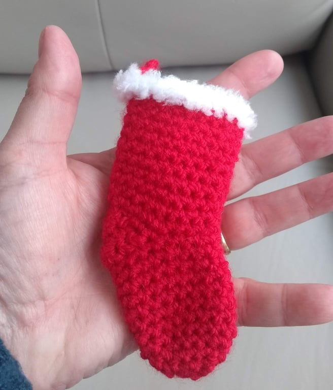 Christmas Stocking Decoration, Handmade Christmas, Hanging Decoration