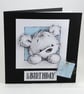 James the bear handmade birthday card - Image 1