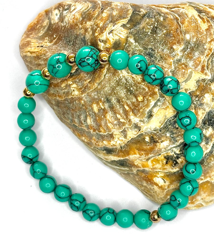 Turquoise Stretch Bracelet 