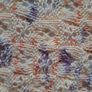 Hand knitted blanket