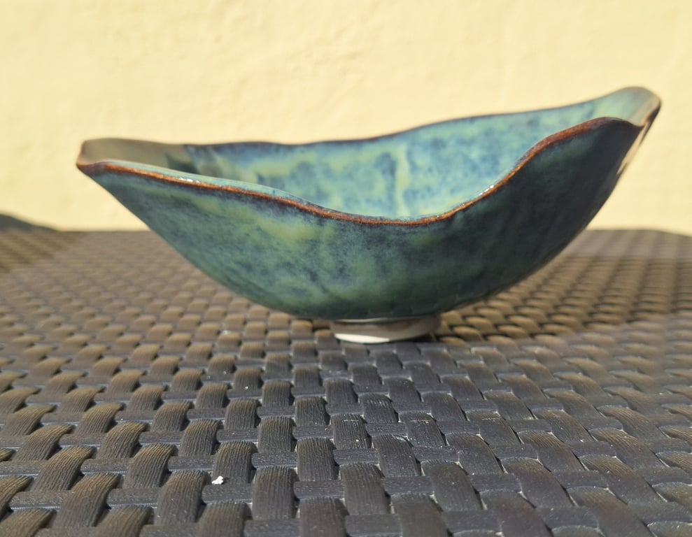 FS Handmade Med Ceramic Bowl ooak