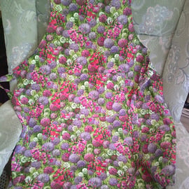 Adult Apron with Gladioli and Alliums