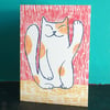 Maneki Neko Lucky Cat Card