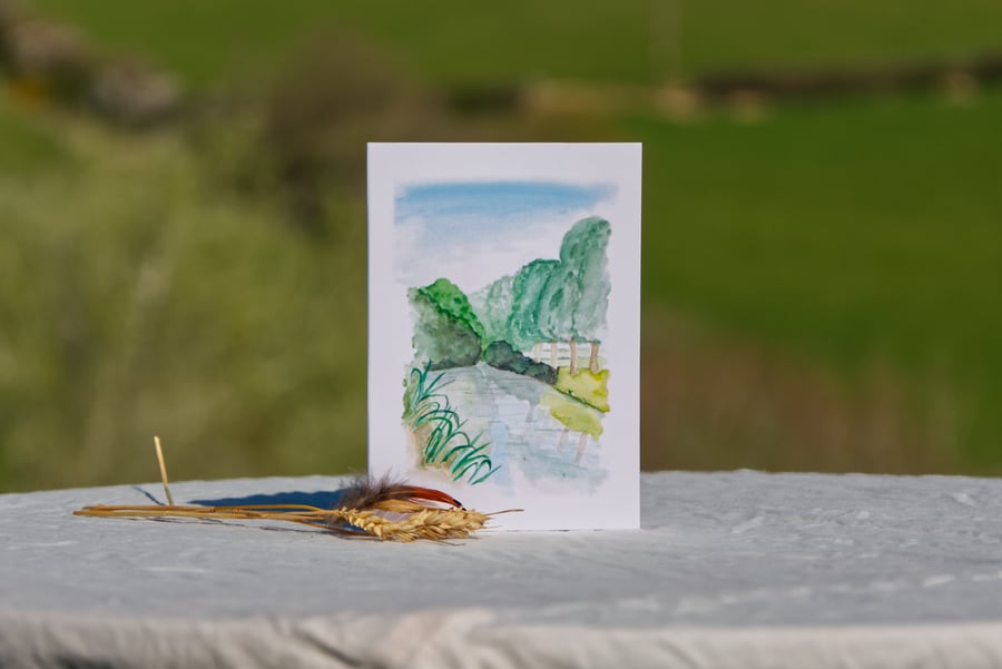 'River Avon' greeting card A6