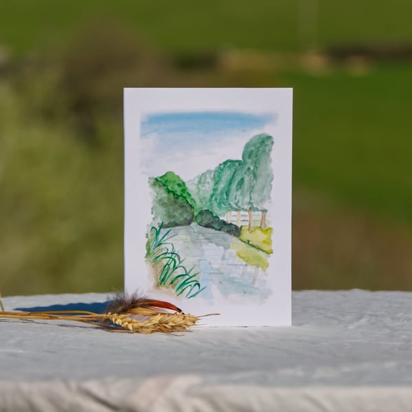 'River Avon' greeting card A6