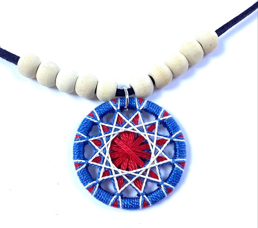 Textile Pendant