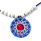 Textile Pendant