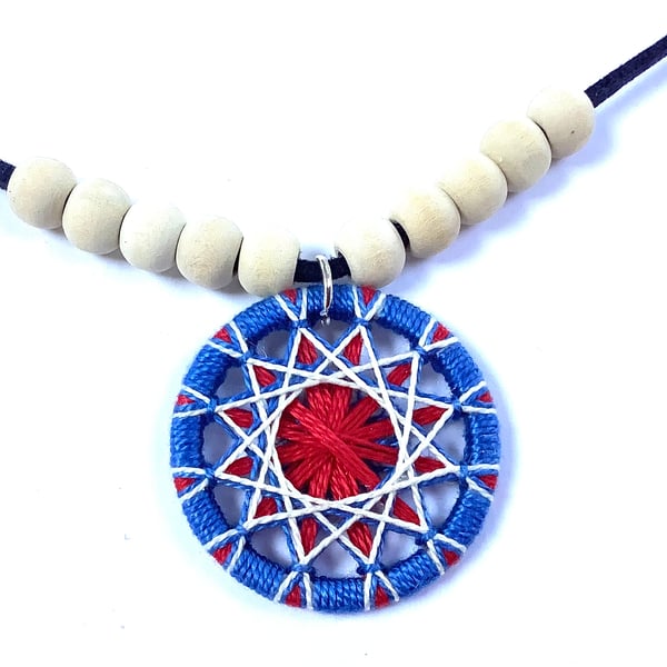 Textile Pendant