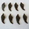 HALF PRICE bronze angel wing charms