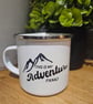 Enamel Hiking mug, Adventure Mug, Welsh Mountain Mug, Mwg Cymraeg, Hiker Gift - Image 7