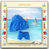 Little Nipper Blue Print Dress and Matching Shorts