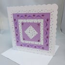 Card, Any Occasion, Embroidered with Beads