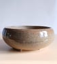 Handmade Stoneware Planter Wheel Thrown Wabi Sabi Ceramic Pot (16cm)