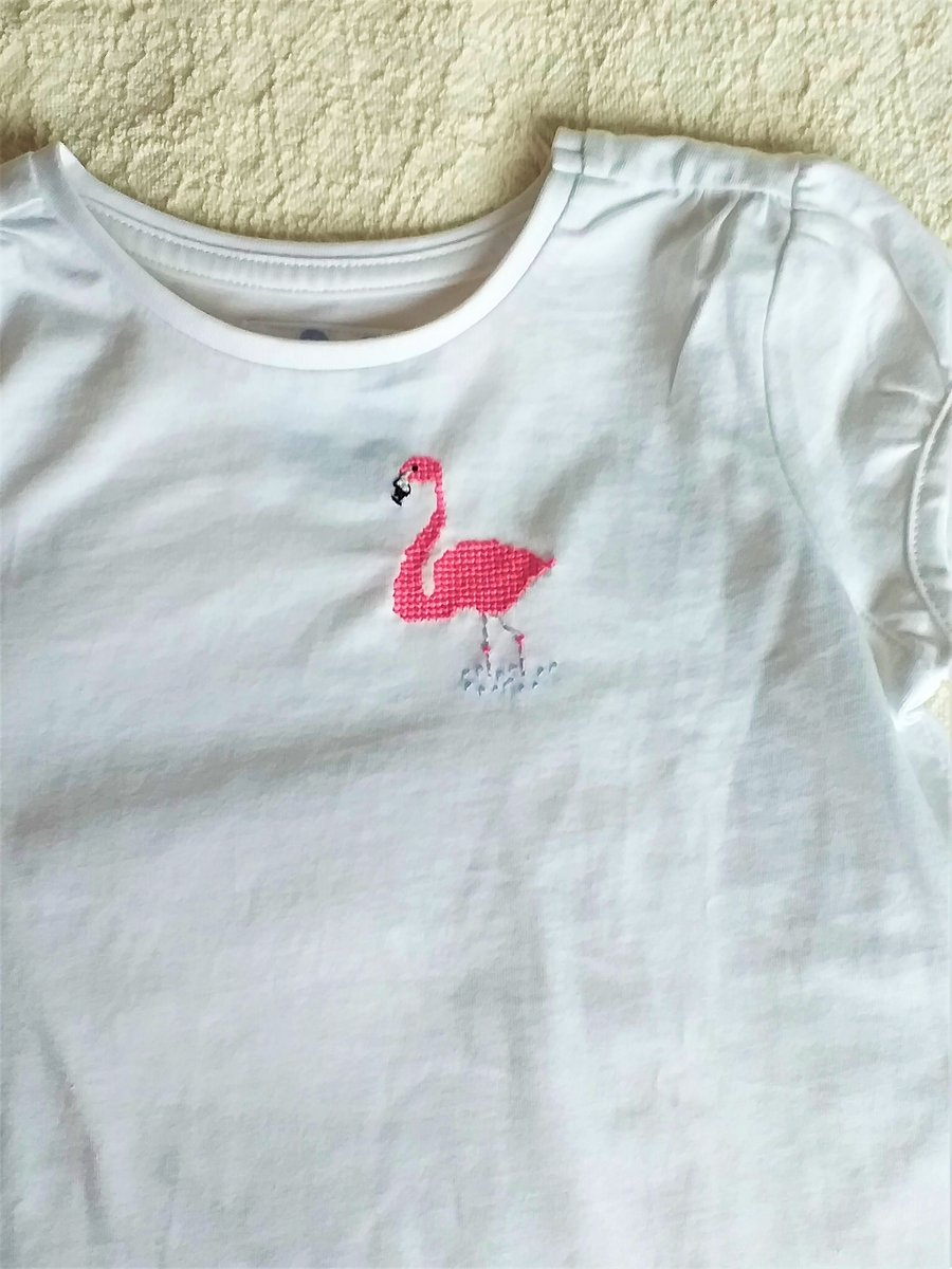 Flamingo T-shirt Age 5