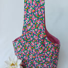 Handy floral yarn bag