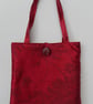 Handbag, Deep Red, Gold Reversible - Image 2