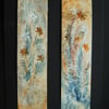 set of TWO hand painted fantasy bookmarks ref 464
