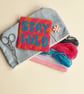 Stay Wild Modern Needlepoint Kit – Zebra Print Beginner Craft Kit - Image 1