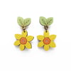 Spring Daffodil Drop Earrings