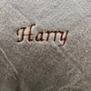 Personalised fleece blanket throw 