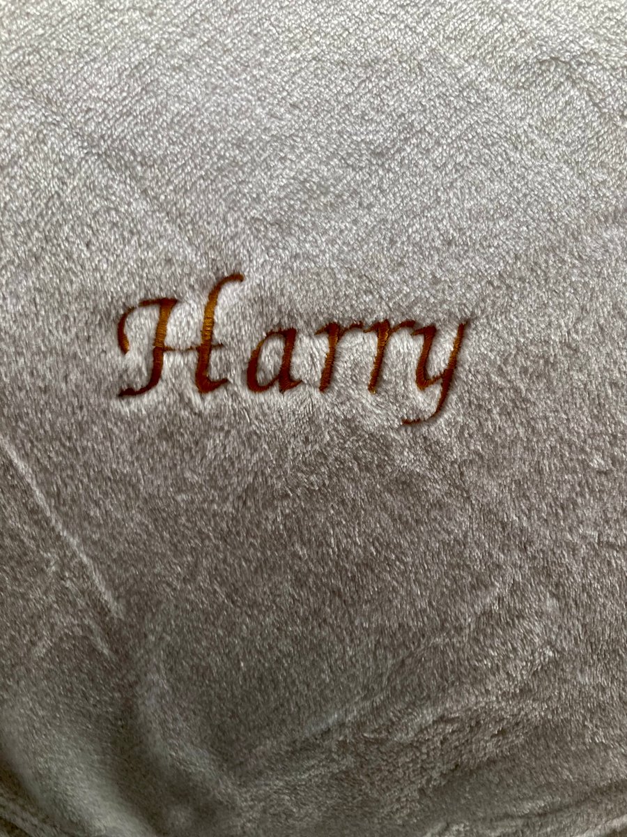 Personalised fleece blanket throw 
