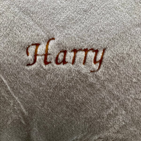 Personalised fleece blanket throw 