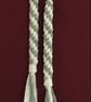 Boho macrame Christmas decoration set- sage green trim - Image 7