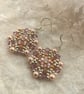 Flat big flower earrings  - Image 2