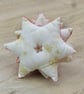 Red and White Fabric Christmas Tree Table Decoration with Snowflake design - Image 4