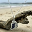 Unique Handcrafted Sea Tumbled Ceramic Necklace