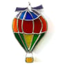 HotAir Balloon Stained Glass Suncatcher Rainbow - Image 5