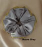 Gold Piping Edged XXL Scrunchies, Piping Trim Silky Satin Statement Scrunchies - Image 6