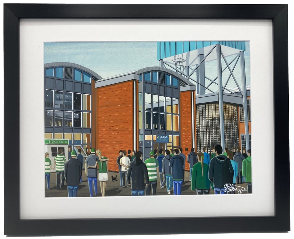 Shamrock, Framed & Unframed Art Print Rovers Football FC, Tallaght Stadium Gift