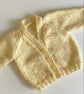 Lemon baby cardigan 0-3 months  - Image 2