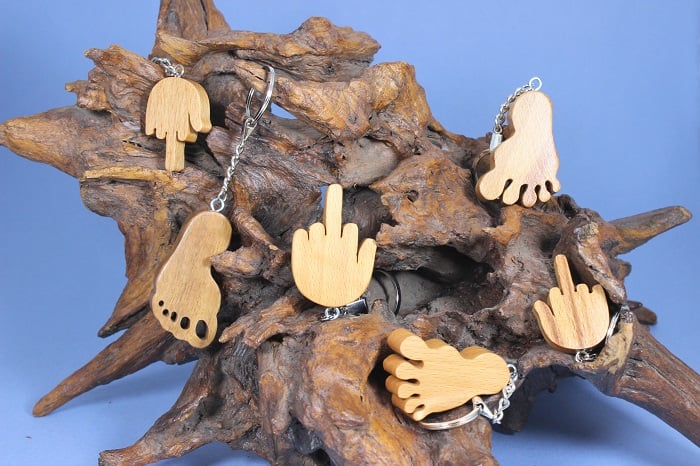 'Mitt & Tootsies' Key Rings